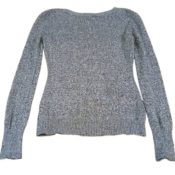 EXPRESS Black/Gray Slim Fit Crew Neck Sweater - Like New - Picture 8 of 10